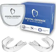 Professional Mouth Guard - 2 Pack Night Guard for Teeth Grinding & Clenching Relief, Protects Teeth at Night, Ideal for Comfort & Protection (Clear)