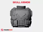 Punisher Skull short vest custom for 6" 7" 12" Marvel action figures
