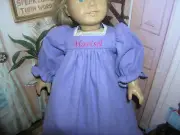 New Marisol Embroidered Name Purple Nightgown 18" Doll clothes fit American Girl