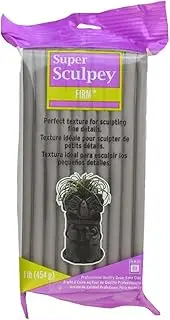 Polyform Super SCULPEY - 1lb/454g - Firm Gray Polymer Clay Accessory