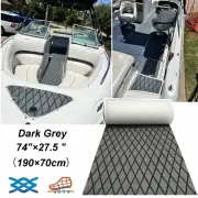 EVA Synthetic Marine Boat Flooring Foam Grid Decking Carpet |Anti-slip Dark grey