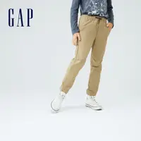 在飛比找蝦皮商城優惠-Gap 男童裝 簡約鬆緊長褲-卡其色(602573)