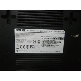 二手 故障 ASUS 華碩RT-AC51U 同步雙頻AC750 無線網路分享器