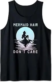 [Disney] The Little Mermaid Ariel Mermaid Hair Don't Care Tank Top