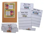 Teacher Made Literacy Center Learning Resource Game Main Idea & Details