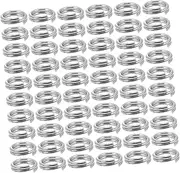 Milisten Fishing Splitting Rings Connectors Durable Fishing Tools for Bait and Hook Connection Resistant and