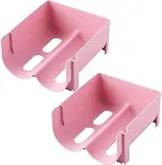 HPAMR 2Pcs Refrigerator Wine Rack Stackable Storage Rack Soda Can Storage Rack Shelf Bracket Bottle Organizer Freezer Organizer Bins Shelf Stand Countertops Beer Storage Cutlery Cans Case Plastic