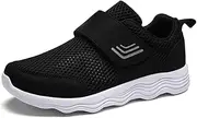 [Leader Show] Men's Casual Comfort Walking Shoes Ultralight Flats Non-Slip Hook & Loop Fashion Sneakers
