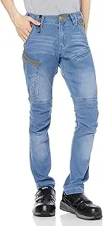 Toraichi Men's Summer Denim Cargo Work Pants