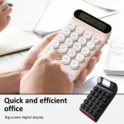 Functional Mechanical Keypad Calculator Easy to Read Display, Long Lasts Quality