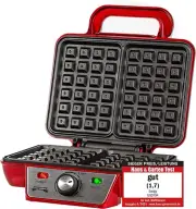 Belgian Waffle Maker | 23 X 16.8 Cm for 2 Waffles | 1000 Watt | Adjustable Te...