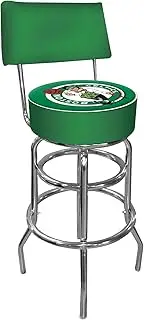 NBA Charlotte Bobcats Padded Swivel Bar Stool with Back