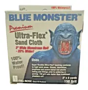 Mill Rose Blue Monster Ultra-Flex 5 yd L X 2 in. W 150 Grit Sanding Cloth Plumb