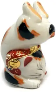 NEW!! MANEKI NEKO Lucky Cute H.119cm Kutani ware handstand beckoning cat