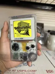 Nintendo Game Boy Pocket [Clear] *RESHELLED W/ IPS BACKLIT LCD DISPLAY + OSD*