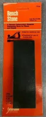 Coarse / Fine Hand Blade Plane Chisel Sharpening Honing Stone - 6" x 2" x 1"
