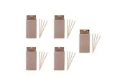 5x 50pc Eco Basics 19.5cm Biodegradable Birthday Party 3Ply Paper Drinking Straw