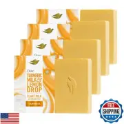 Dove Plant Milk Cleansing Bar Soap Turmeric Milk and Lemon Drop Glow Booster