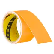 2 Inch x 9.8 Feet Glow in the Dark Tape, 1 Roll Tape, Orange Yellow