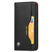 Knead Skin Texture Horizontal Flip Leather Case for Huawei P30 Lite, with Photo Frame & Holder & Card Slots & Wallet (Black)
