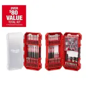 Milwaukee 100 Piece Screw Driver Drill Bit Set Impact Duty SHOCKWAVE Alloy Steel