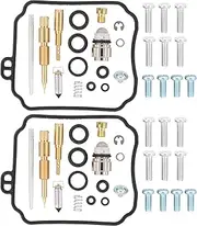 MOTOKU Pack of 2 Carburetor Rebuild kit for Yamaha Vstar 650 1998-2005