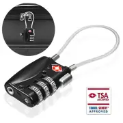 TSA Lock Travel Luggage 3 Digit Combination Resettable Custom Password Lock