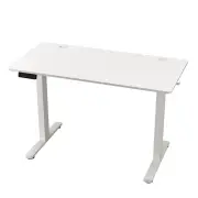 CostwayElectric Standing Desk with 3 Memory Height Settings and 2 Hanging Hook-White