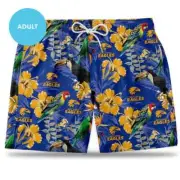 West Coast Eagles AFL Mens Hawaiian Shorts Sizes S-5XL BNWT