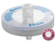 OMICRON®️ AD/X Syringe Filter HPLC Certified, Nylon/GF 25mm,0.45µm, 100/Pack