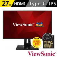 在飛比找momo購物網優惠-【ViewSonic 優派】VP2768A 27型 AH-I