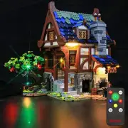 Led Lighting Kit for Medieval Blacksmith - Compatible with Lego 21325