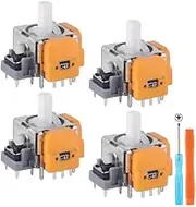 TOMSIN Joysticks Replacement for Switch Pro Controller,4 Pack Hall Effect 3D Analog Sensor Joysticks Module for Switch Pro Conrtoller,Thumbsticks Repair Kit for Swtich Pro Controller