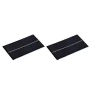 Mini Solar Panel Cell 6V 160mA 0.96W 110mm x 60mm for DIY Project Pack of 2