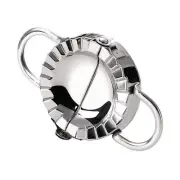 3.7 Inch Stainless Steel Dumpling Maker Ravioli Mold Dough Press Empanada Maker