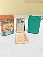 New Zinc Alloy Portable Pocket Liquid Fuel Burner Hand Warmer Indoor Outdoor