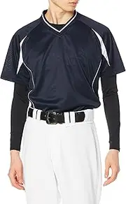 [zett] BOT761 Baseball V-Neck Baseball Shirt, Baseball T-Shirt, Sizes SS - 2XO