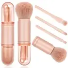 4-in-1 Makeup Brush Retractable Foundation Brush Blush Brush Travel