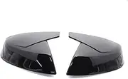 Rearview Mirror Cover Cap Black for A-UDI Q5 Q5L SQ5 Q7 SQ7 FY 4M 45 50 55 60 TDI TFSI for S Line Sline 2016-2020 Accessories Auto Accessories