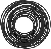 JOINPAYA Cassette Player Belts Replacement Cassette Tape Player Belts 1mm Square Drive Belts for Recording Machine