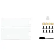 Clear Acrylic Protection Case for Raspberry Pi Pico Dual-Sided Protection