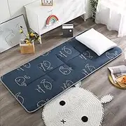 Japanese Floor Futon Mattress, Tatami Floor Mat Portable Camping Mattress Kids Sleeping Pad Foldable Roll Up Floor Lounger Pillow Bed Twin Size (Color : Type A, Size : 0.7 * 1.8m)