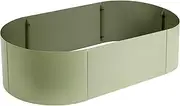 Worth Garden Heavy Duty Galvanized Steel Raised Garden Bed Kit with Powder Coated Olive Green Finish - 48" L. x 24" W. x12 H. - Metal Planter Box for Vegetables, Flowers, Herbs - Outdoor Gardening