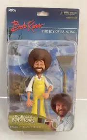 NECA Toony 6" Action Inch Figure NIP The Joys of Painting Bob Ross in Overalls