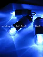 12 LED blue mini Submersible balloon paper lantern light Wedding Party Floral