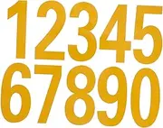 HOUDERCO Reflective Mailbox Numbers Stickers Self Adhesive Decals for Mailbox Home Address and Signs Decals for Visibility Included
