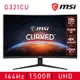 【微星】Optix G321CU 32型 144Hz 4K曲面電競螢幕顯示器 (32型/4K/HDR/144hz)