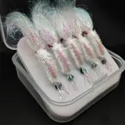 Bait Fly Hook Ice Shrimp Lure 2g/pcs 4/6/8/10/12/14 Plastic Functional