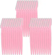 30 Pieces Eyebrow Razor Shaper Trimmer Shaver Facial Razor with Precision Cover