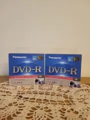 2 Panasonic DVD-R MINI 5 PACKS For CAMCORDERS -30 Mins - AVCHD - FACTORY SEALED